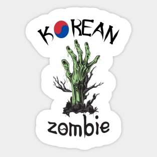 Korean Zombie Sticker